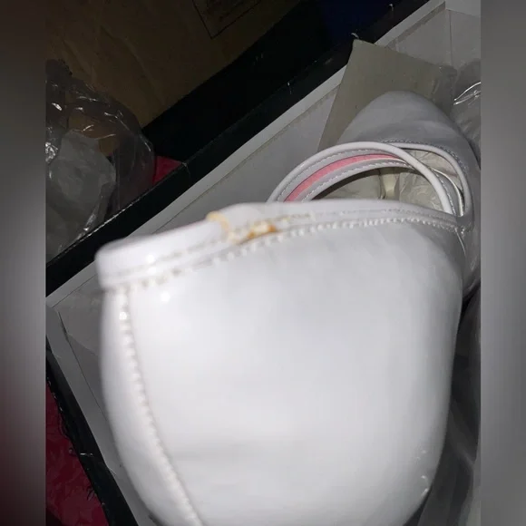 Elegant LADY JANE SZ 10  White Women's Heels great custom accessory new - Picture 12 of 13